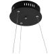 Paul Neuhaus 2472-18 - Πολύφωτο LED Dimmable ράγα ROMAN LED/30W/230V μαύρο