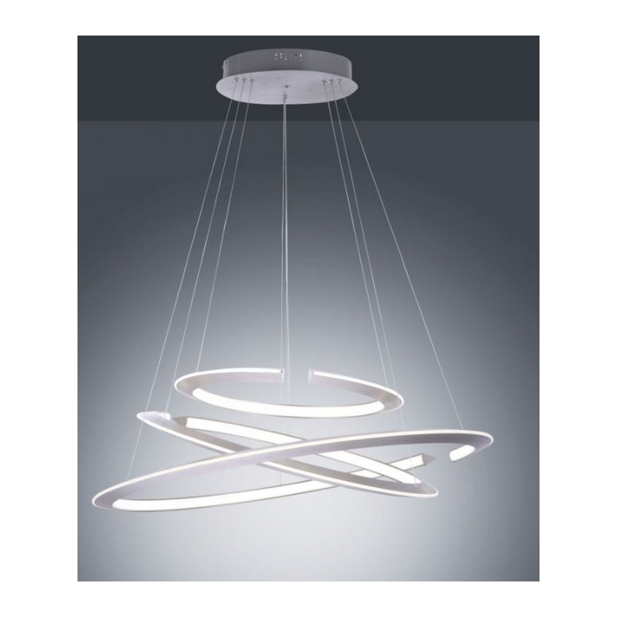 Paul Neuhaus 2493-55 - Led Dimmable κρεμαστό φωτιστικό οροφής ALESSA 3xLED/38W/230V + τηλεχειριστήριο