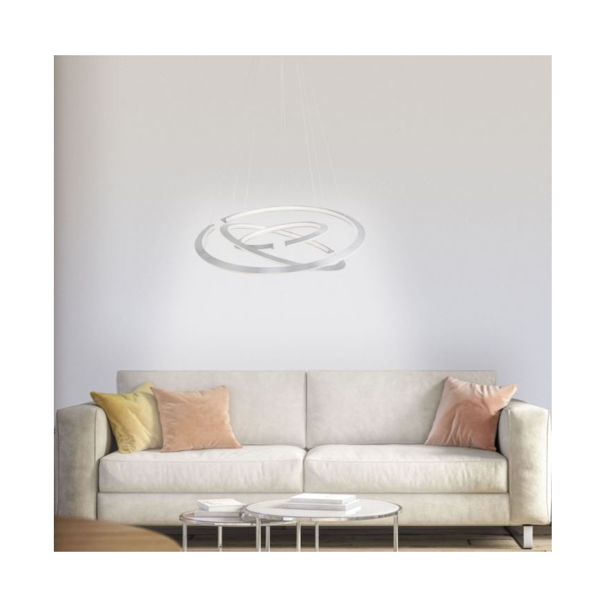 Paul Neuhaus 2493-55 - Led Dimmable κρεμαστό φωτιστικό οροφής ALESSA 3xLED/38W/230V + τηλεχειριστήριο