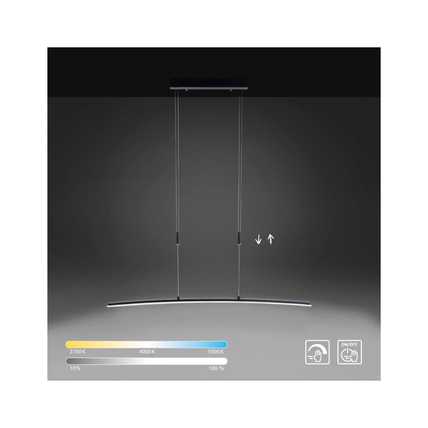 Paul Neuhaus 2530-13 - LED Dimmable πολύφωτο ράγα JANINA LED/27W/230V