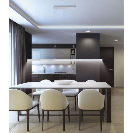 Paul Neuhaus 2568-95 - Led Dimmable κρεμαστό φωτιστικό οροφής ADRIANA LED/14W/230V 2700-5000K ματ χρώμιο