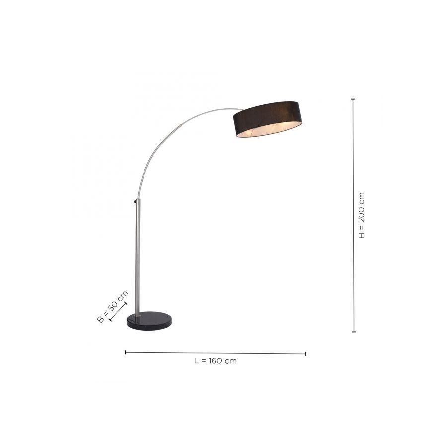 Paul Neuhaus 307-55 - Επιδαπέδια λάμπα PETRO 3xE27/60W/230V