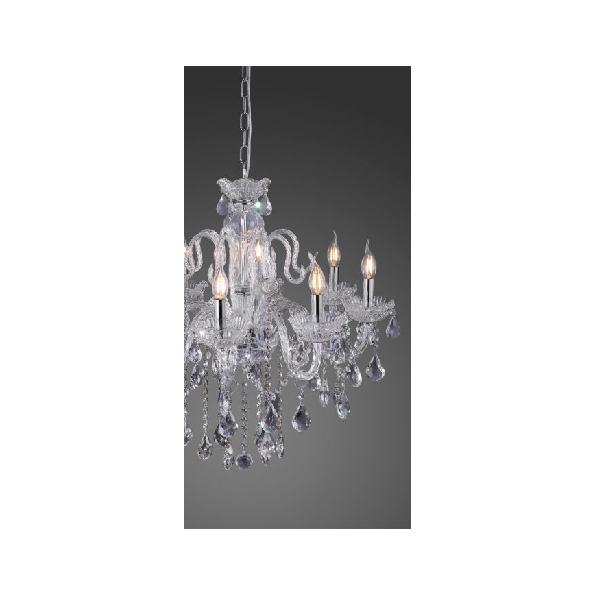 Paul Neuhaus 3081-00 - Κρυστάλλινο πολύφωτο GRACIA 8xE14/40W/230V