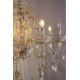 Paul Neuhaus 3081-97 - Κρυστάλλινο κρεμαστό πολύφωτο GRACIA 8xE14/40W/230V χρυσό