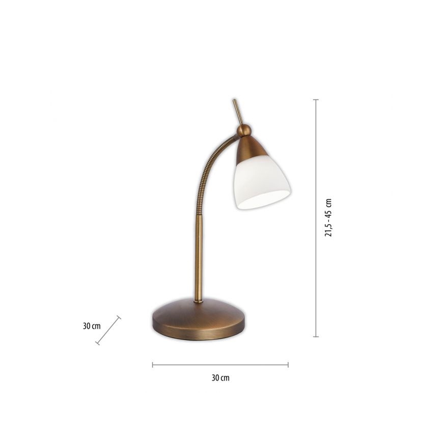 Paul Neuhaus 4001-11 - Επιτραπέζια λάμπα αφής dimming LED PINO 1xG9/3W/230V χαλκός