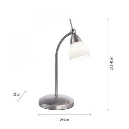 Paul Neuhaus 4001-55 -Επιτραπέζια λάμπα dimming LED PINO 1xG9/3W/230V ματ χρώμιο