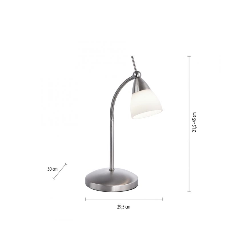 Paul Neuhaus 4001-55 -Επιτραπέζια λάμπα dimming LED PINO 1xG9/3W/230V ματ χρώμιο