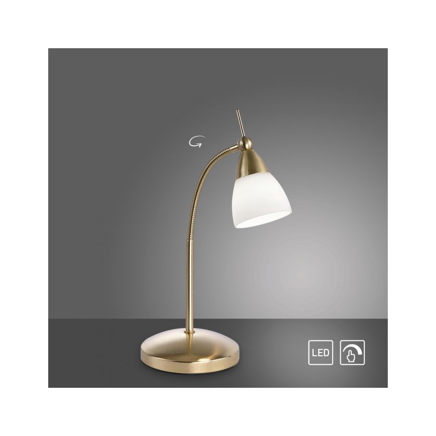 Paul Neuhaus 4001-60 - Επιτραπέζια λάμπα αφής dimming LED PINO 1xG9/3W/230V χρυσαφί