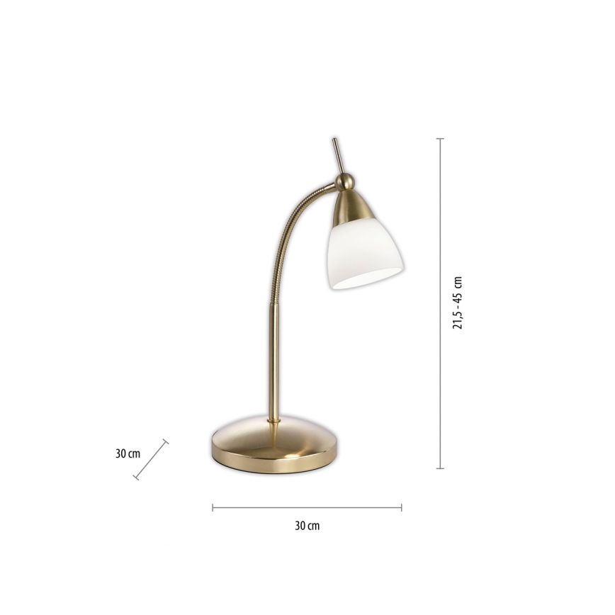 Paul Neuhaus 4001-60 - Επιτραπέζια λάμπα αφής dimming LED PINO 1xG9/3W/230V χρυσαφί