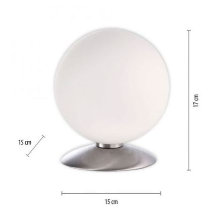Paul Neuhaus 4013-55 - Επιτραπέζια λάμπα αφής dimming LED BUBBA 1xG9/3W/230V ματ χρώμιο