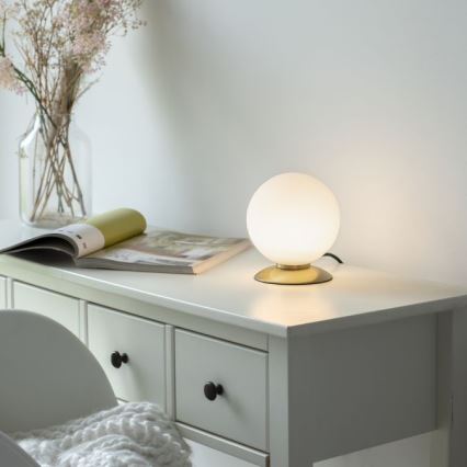 Paul Neuhaus 4013-60 - Επιτραπέζια λάμπα αφής dimming LED BUBBA 1xG9/3W/230V χρυσαφί