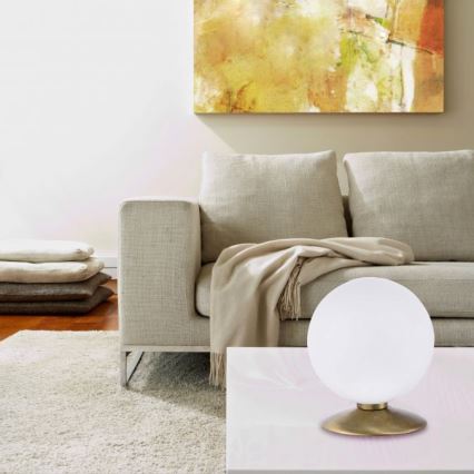 Paul Neuhaus 4013-60 - Επιτραπέζια λάμπα αφής dimming LED BUBBA 1xG9/3W/230V χρυσαφί