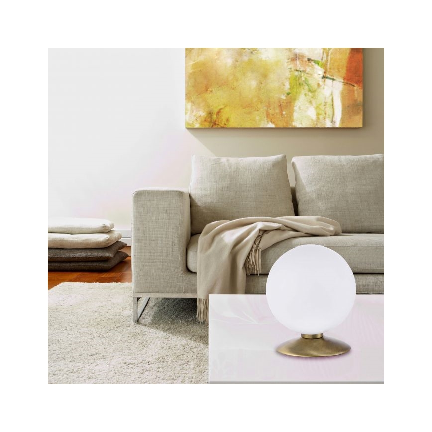 Paul Neuhaus 4013-60 - Επιτραπέζια λάμπα αφής dimming LED BUBBA 1xG9/3W/230V χρυσαφί