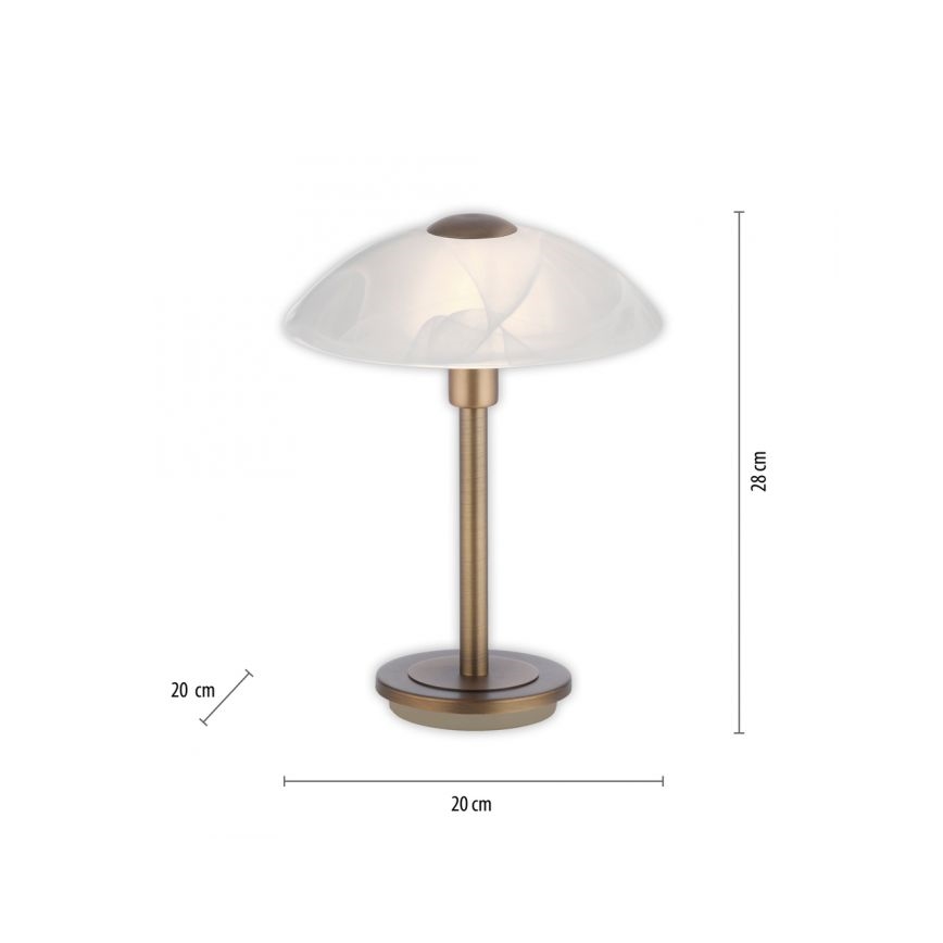 Paul Neuhaus 4026-11 - Επιτραπέζια λάμπα αφής dimming LED ENOVA 1xG9/2,6W/230V