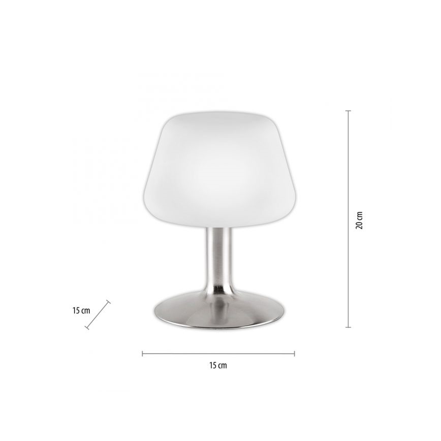 Paul Neuhaus 4078-55 -Επιτραπέζια λάμπα dimming LED TILL 1xG9/3W/230V ματ χρώμιο