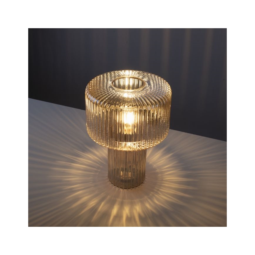 Paul Neuhaus 4092-27 - Eπιτραπέζιο φωτιστικό FUNGUS 1xE27/10W/230V μπεζ