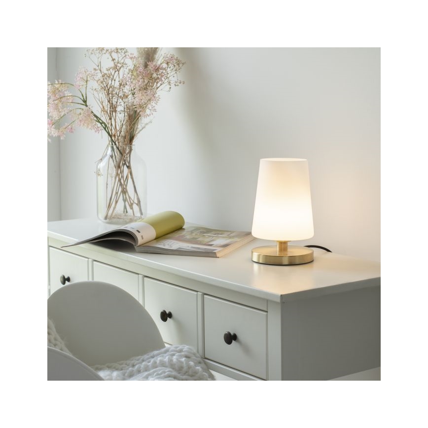 Paul Neuhaus 4146-60 - LED Dimmable επιτραπέζια λάμπα αφής SONJA 1xG9/3W/230V ορείχαλκος