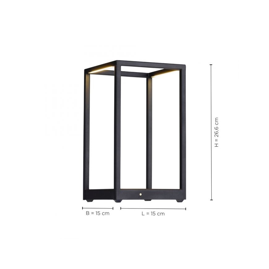 Paul Neuhaus 4401-18 - LED Dimmable επιτραπέζια λάμπα CONTURA 2xLED/2,2W/230V