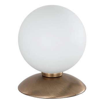 Paul Neuhaus 4437-11 - Επιτραπέζια λάμπα αφής dimming LED BUBBA 1xG9/28W/230V ορείχαλκος