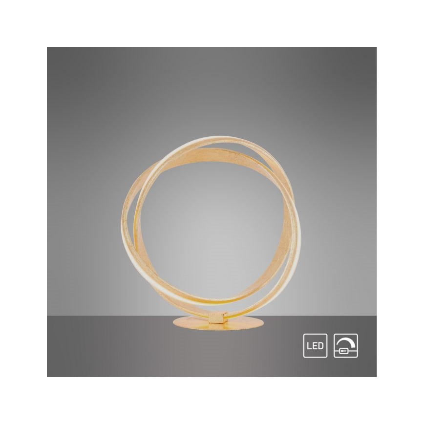 Paul Neuhaus 4531-12 - LED Dimmable επιτραπέζια λάμπα MELINDA LED/18W/230V χρυσό