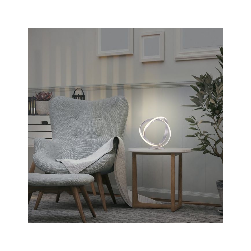 Paul Neuhaus 4531-55 - LED Dimmable επιτραπέζια λάμπα MELINDA LED/18W/230V ματ χρώμιο