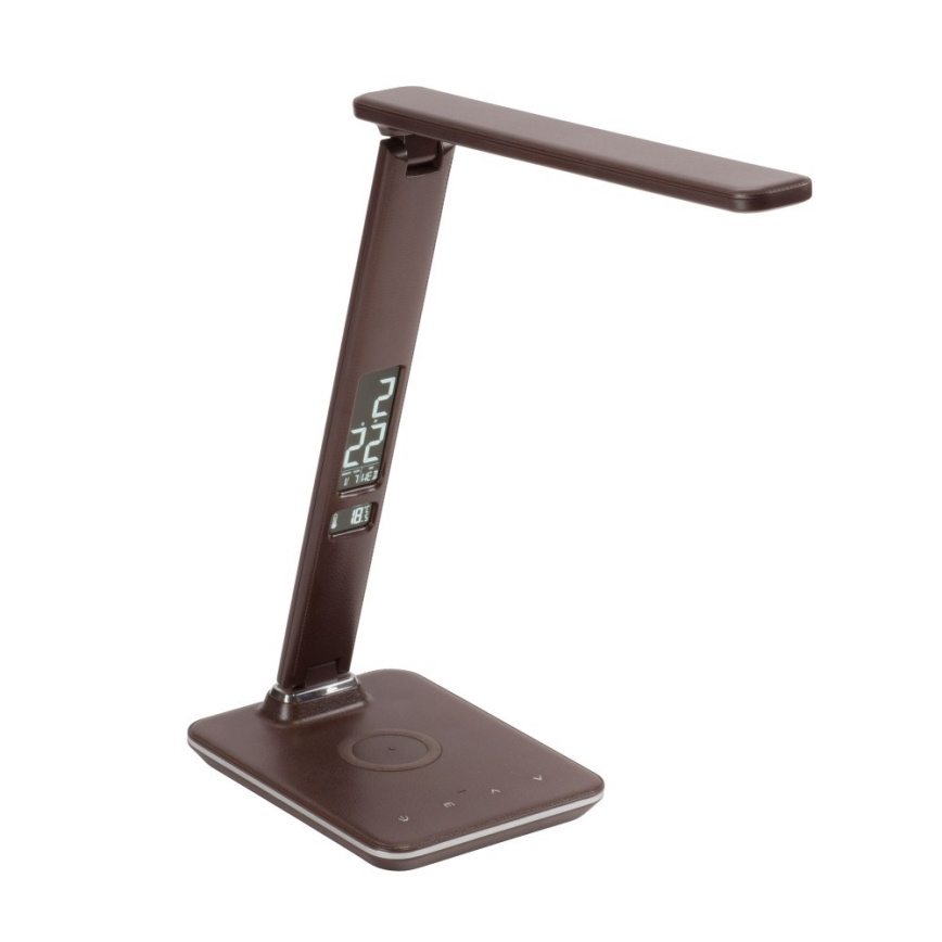 Paul Neuhaus 4595-23 - LED επιτραπέζιο φωτιστικό με ρύθμιση φωτεινότητας και ασύρματη φόρτιση ADRIANO LED/5W/230V καφέ