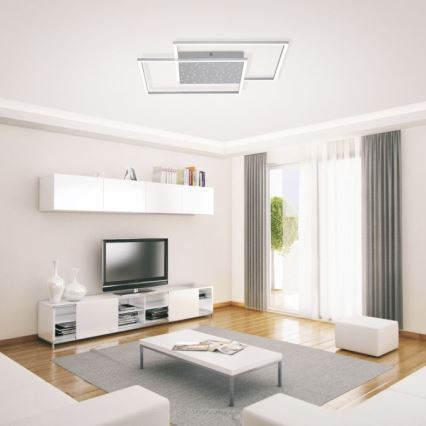 Paul Neuhaus 6024-55 - LED Dimmable πλαφονιέρα πολύφωτο YUKI LED/49W/230V +τηλεχειριστήριο