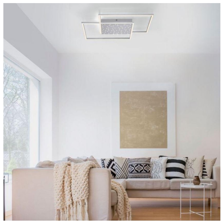 Paul Neuhaus 6024-55 - LED Dimmable πλαφονιέρα πολύφωτο YUKI LED/49W/230V +τηλεχειριστήριο