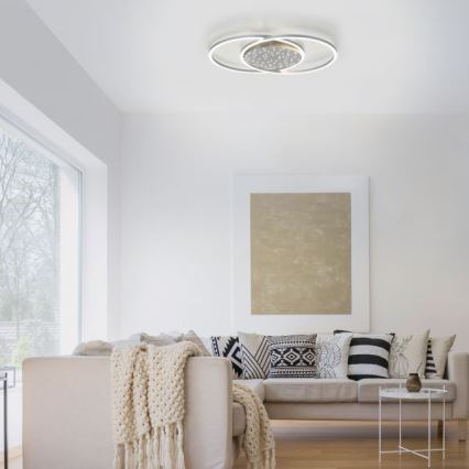 Paul Neuhaus 6025-55 - LED Dimmable φωτιστικό οροφής YUKI LED/48W/230V + τηλεχειριστήριο