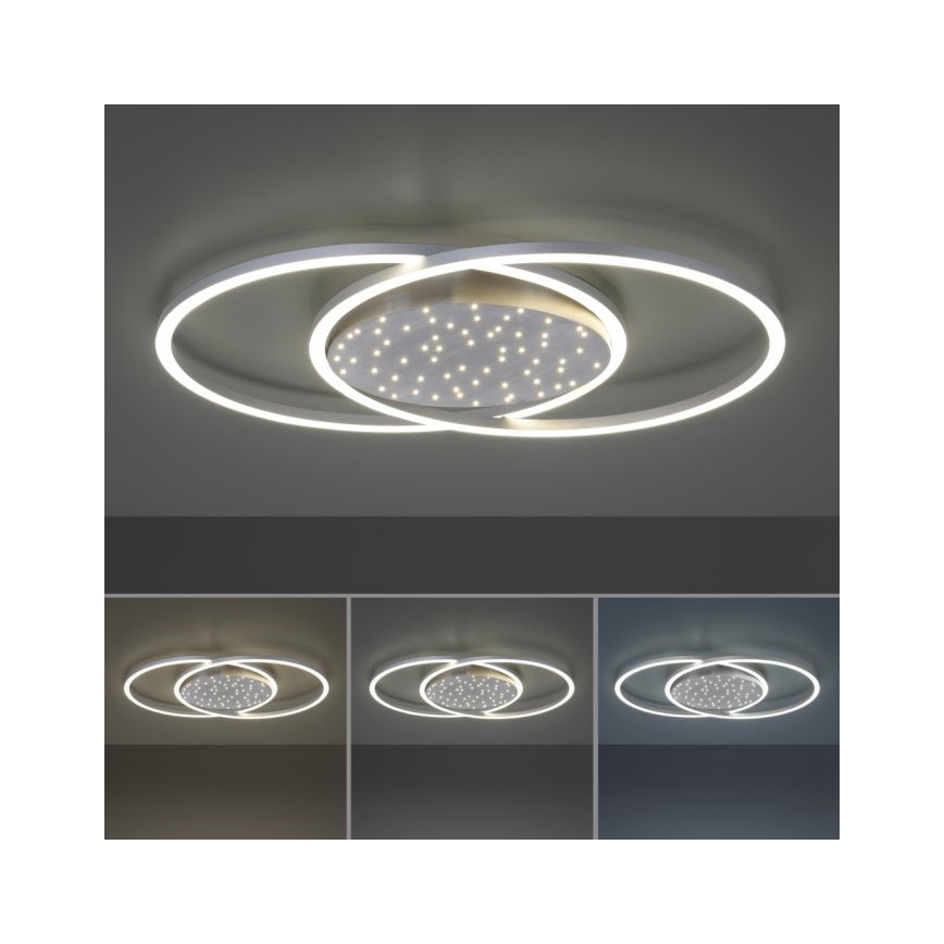 Paul Neuhaus 6025-55 - LED Dimmable φωτιστικό οροφής YUKI LED/48W/230V + τηλεχειριστήριο