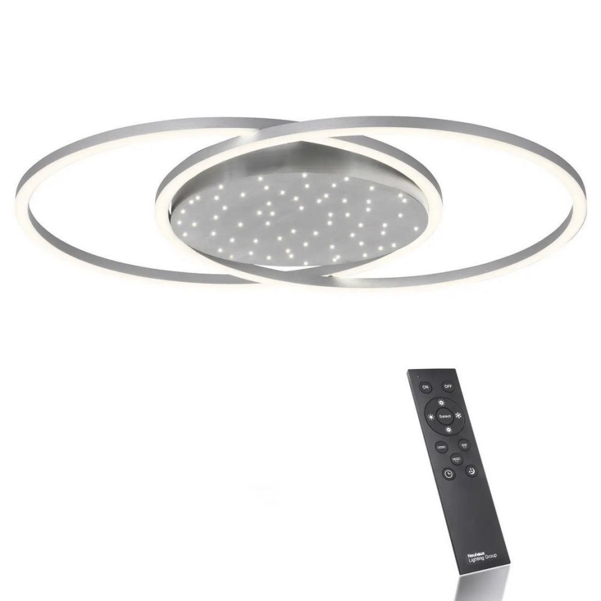 Paul Neuhaus 6025-55 - LED Dimmable φωτιστικό οροφής YUKI LED/48W/230V + τηλεχειριστήριο