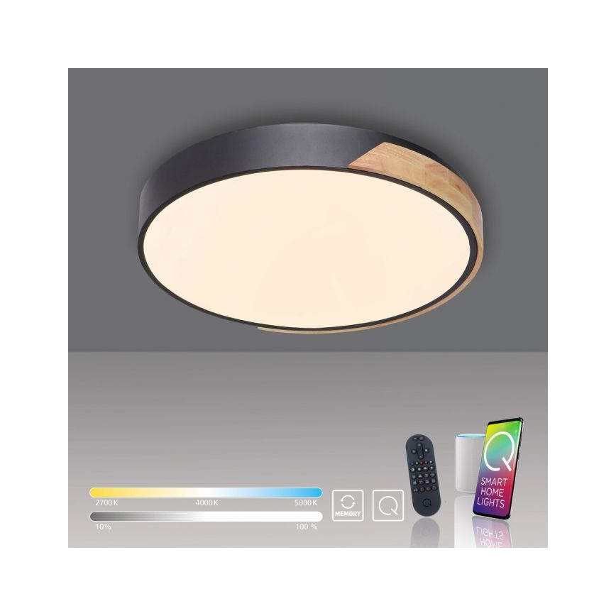 Paul Neuhaus 6071-18 - LED Ρυθμιζόμενο φωτιστικό οροφής Q-PIATO LED/35W/230V διάμ. 51 εκ. 2700-5000K Wi-Fi + τηλεχειριστήριο