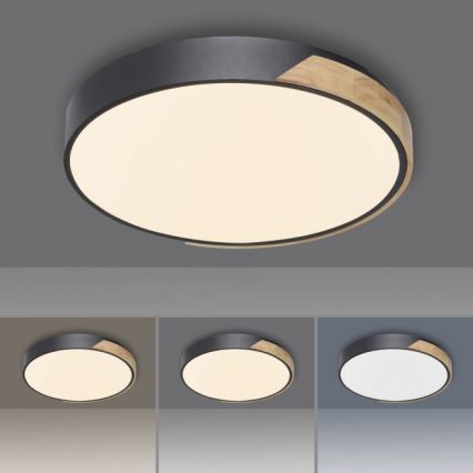 Paul Neuhaus 6071-18 - LED Dimmable φωτιστικό οροφής Q-PIATO LED/35W/230V διάμετρος 51 cm 2700-5000K Wi-Fi + τηλεχειριστήριο