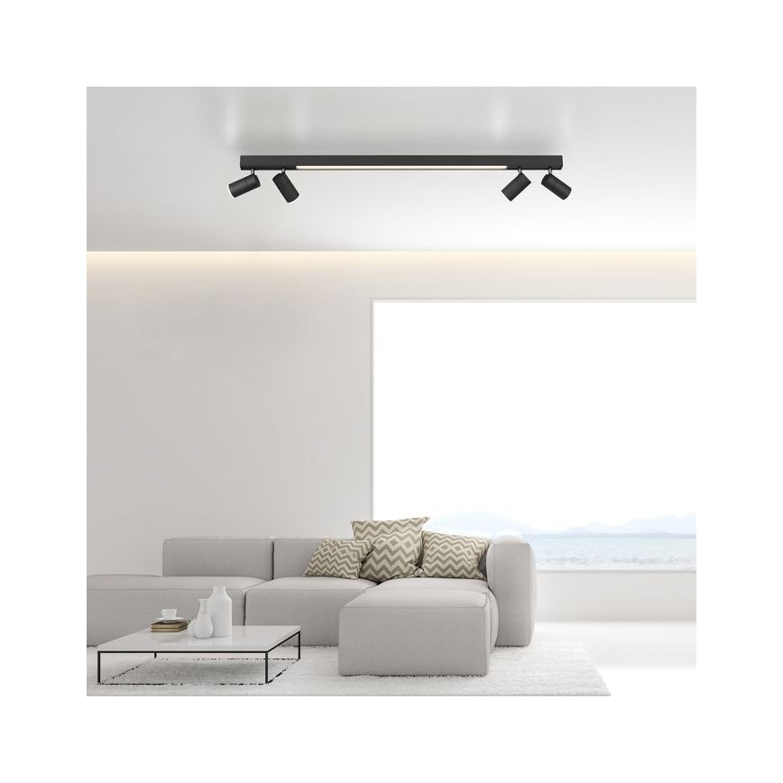 Paul Neuhaus 6121-13 - Ρυθμιζόμενο LED σποτ PURE 4xLED/4W/230V + LED/9W 2700-5000K + τηλεχειριστήριο