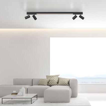 Paul Neuhaus 6121-13 - Φωτιστικό σποτ Dimming LED PURE 4xLED/4W/230V + LED/9W 2700-5000K + τηλεχειριστήριο