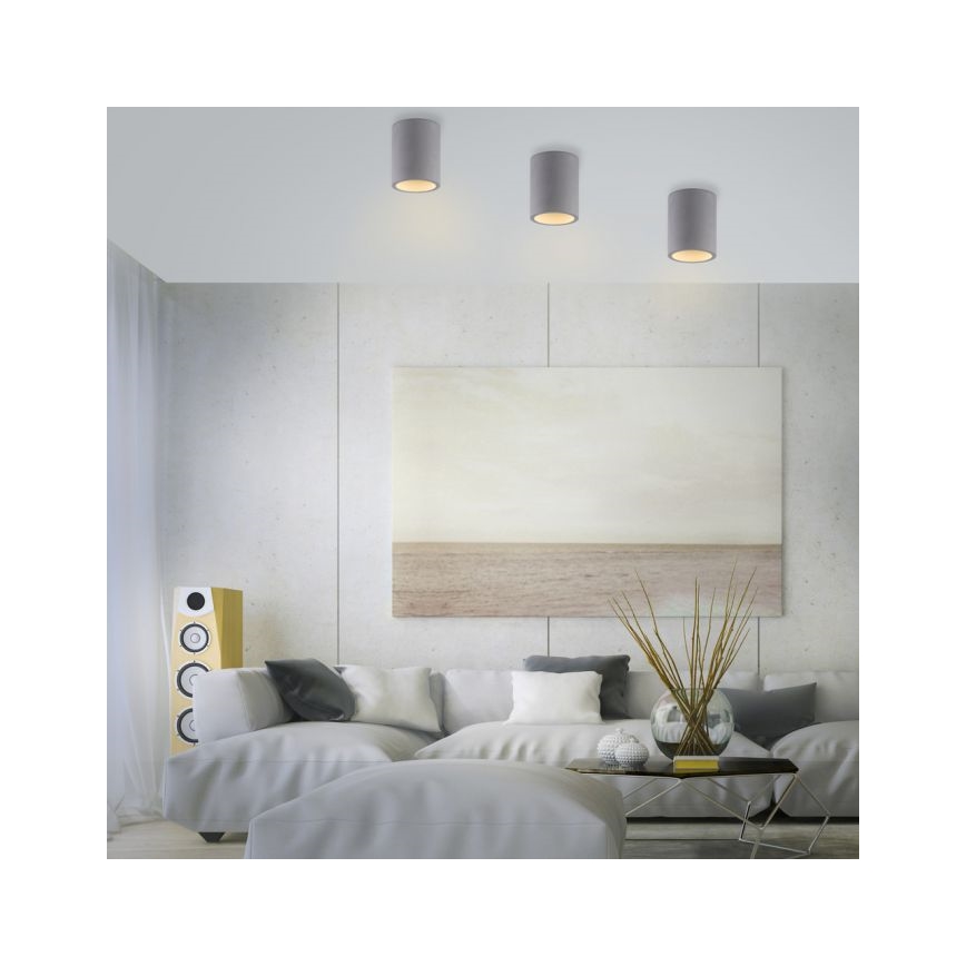 Paul Neuhaus 6160-22 - Φωτιστικό σποτ ETON 1xGU10/10W/230V τσιμέντο