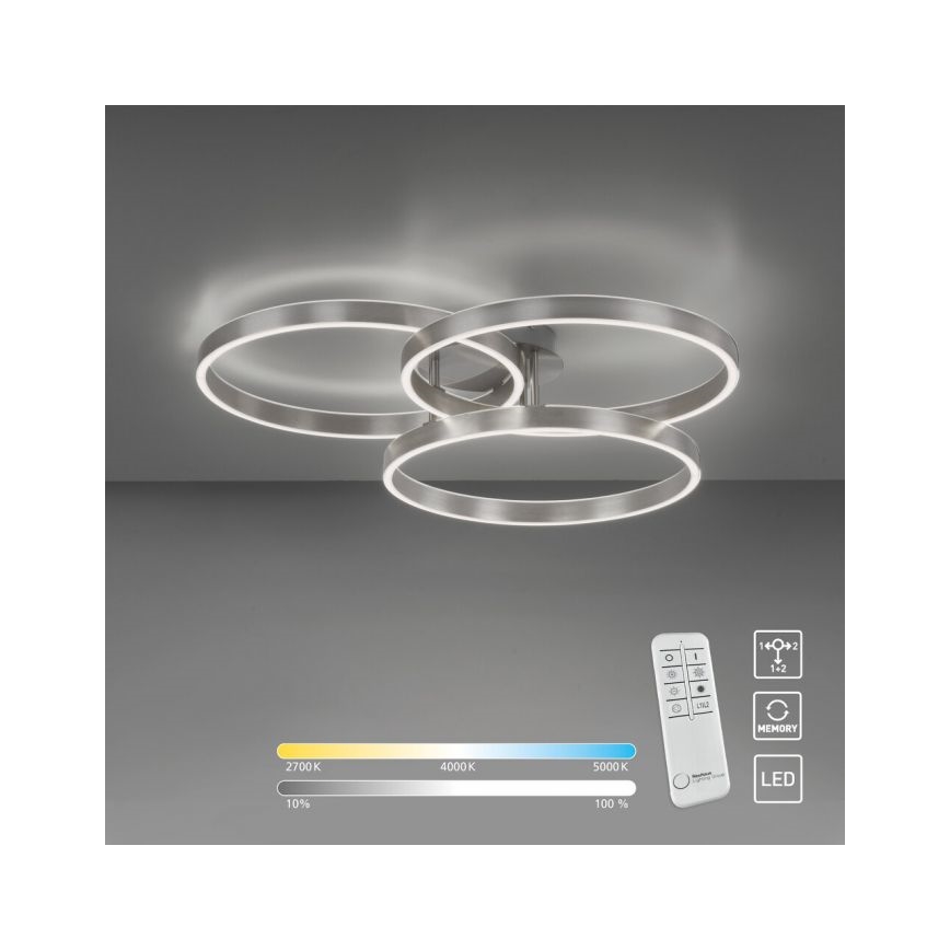 Paul Neuhaus 6233-55 - LED Dimmable φωτιστικό οροφής PAAN LED/45,5W/230V 2700-5000K + τηλεχειριστήριο