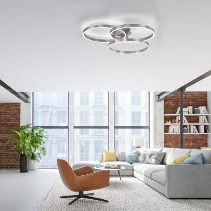 Paul Neuhaus 6233-55 - LED Dimmable φωτιστικό οροφής PAAN LED/45,5W/230V 2700-5000K + τηλεχειριστήριο
