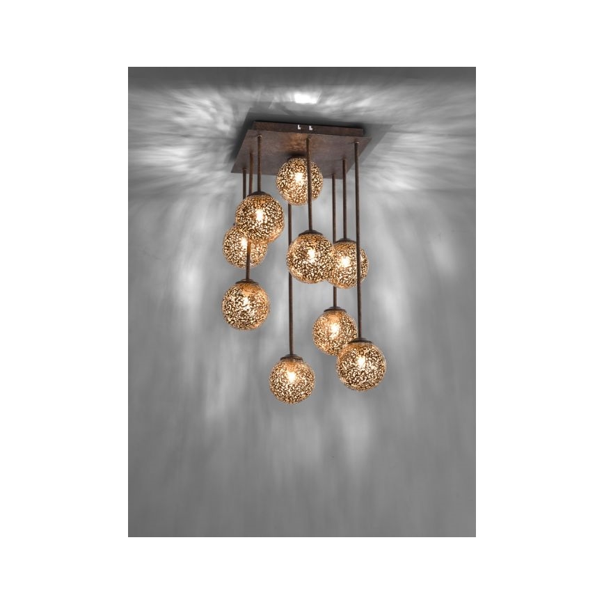 Paul Neuhaus 6238-48 - Κρεμαστό φωτιστικό GRETA 9xG9/40W/230V