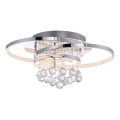 Paul Neuhaus 6267-17 - LED Dimmable φωτιστικό οροφής ROTAZO LED/32W/230V διάμετρος 45 cm γυαλιστερό χρώμιο