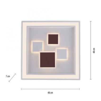 Paul Neuhaus 6283-16 - Φως οροφής dimmer LED ELIZA LED/30W/230V + LED/18,5W