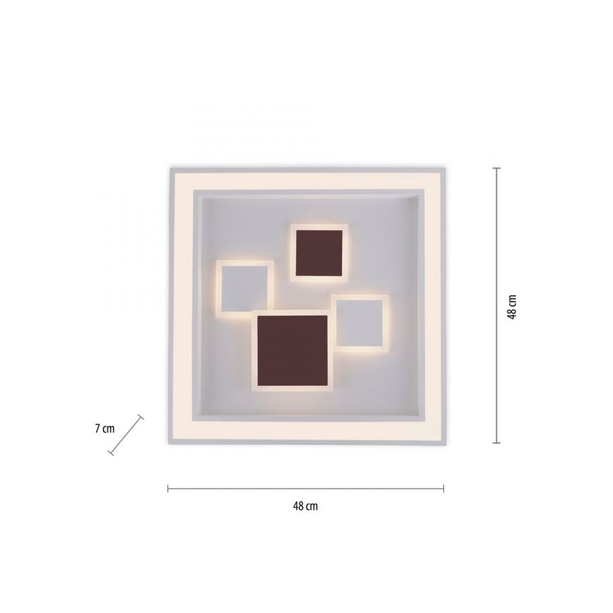 Paul Neuhaus 6283-16 - Φως οροφής dimmer LED ELIZA LED/30W/230V + LED/18,5W