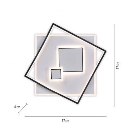 Paul Neuhaus 6390-16 - Φωτιστικό οροφής LED MAILAK LED/37W/230V