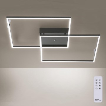 Paul Neuhaus 6438-18 - Συνδεδεμένο πολύφωτο dimmer LED INIGO με τηλεχειριστήριο 2xLED/21W/230V