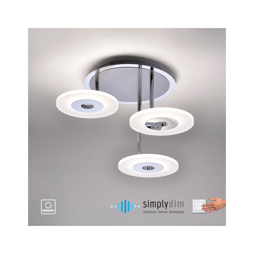 Paul Neuhaus 6446-55 - LED Φως οροφής ADALI 3xLED/13W/230V