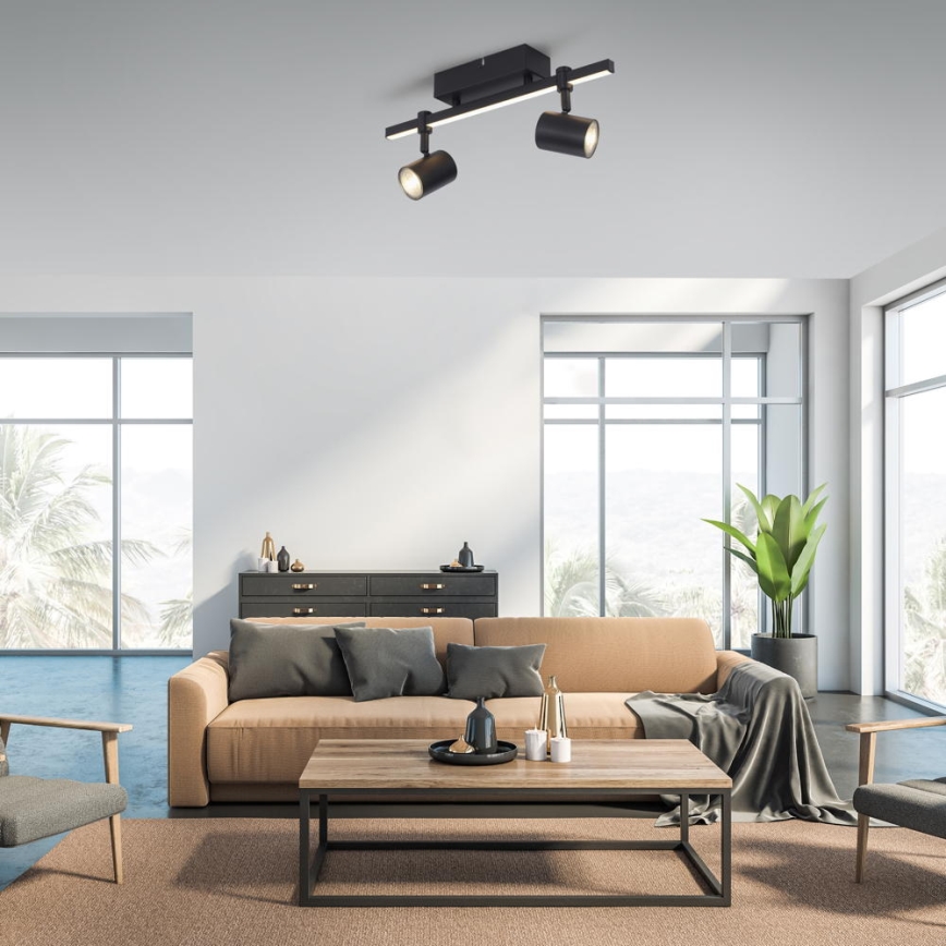 Paul Neuhaus 6524-18 - LED Σποτ φωτιστικό BARIK 2xGU10/4,5W/230V + LED/5W