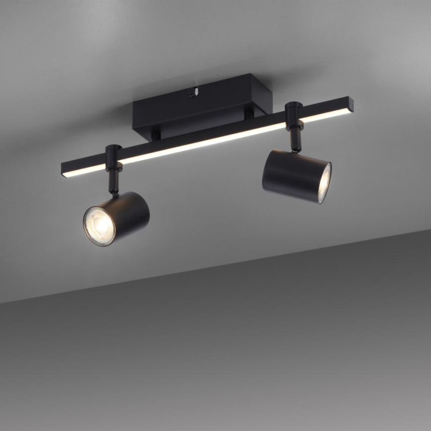 Paul Neuhaus 6524-18 - LED Σποτ φωτιστικό BARIK 2xGU10/4,5W/230V + LED/5W
