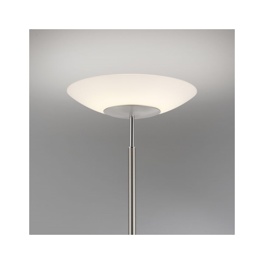 Paul Neuhaus 655-55 - Φωτιστικό δαπέδου LED Dimmable ALFRED 1xLED/28W+1xLED/4W/230V γυαλιστερό χρώμιο