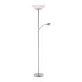 Paul Neuhaus 655-55 - Φωτιστικό δαπέδου LED Dimmable ALFRED 1xLED/28W+1xLED/4W/230V γυαλιστερό χρώμιο