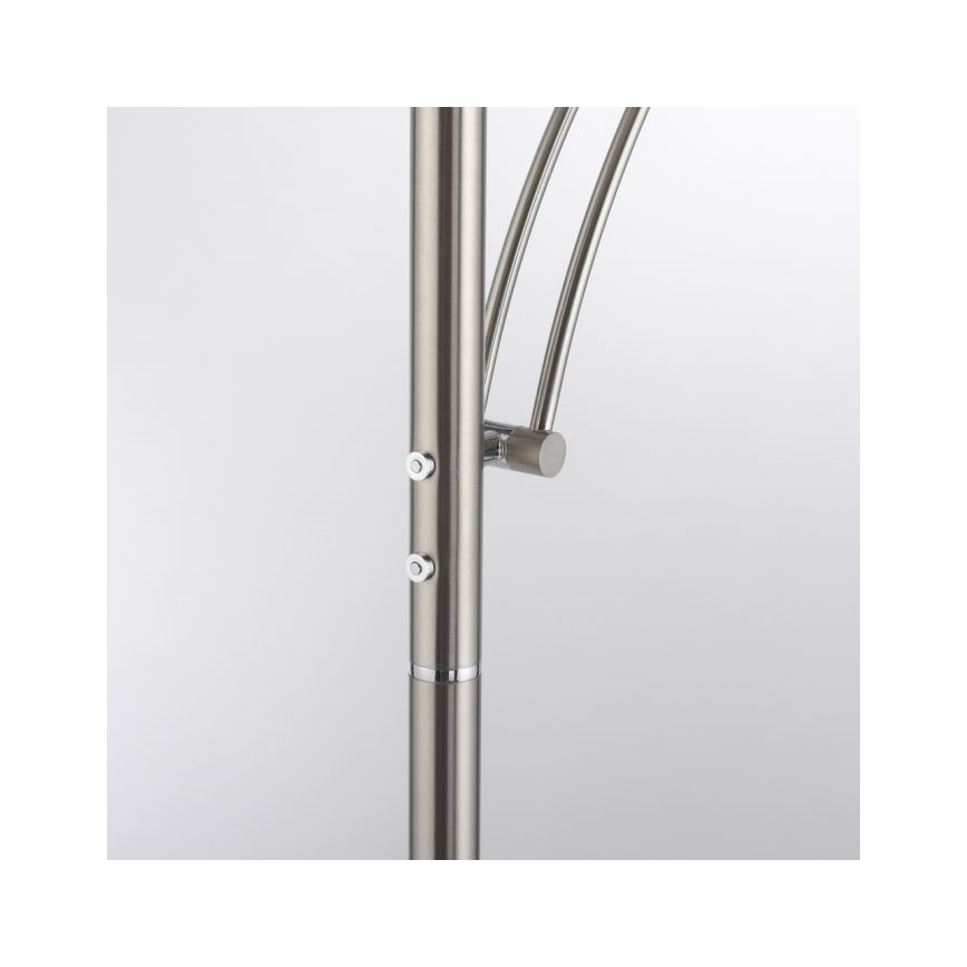 Paul Neuhaus 655-55 - Φωτιστικό δαπέδου LED Dimmable ALFRED 1xLED/28W+1xLED/4W/230V γυαλιστερό χρώμιο